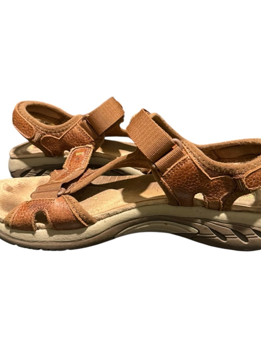 Earth Spirit Gelron 2000 Dewberry Leather Sandals Women's 8.5 Granola Gorpcore - Picture 8 of 10